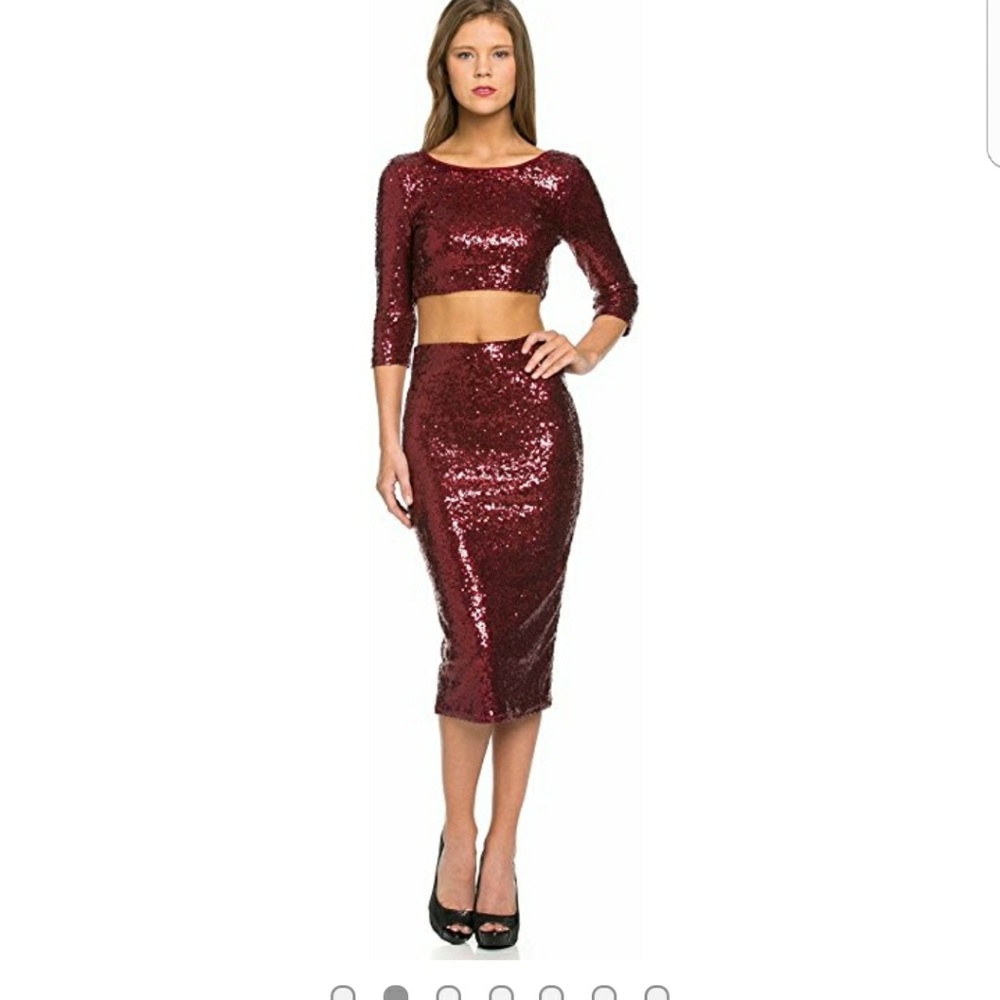 Sequin Pencil High Waist Skirt New w/o tags